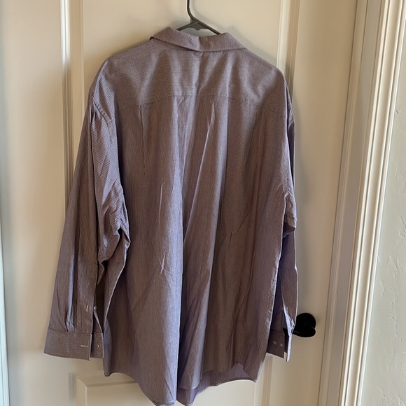 Synrgy Performance Purple Micro Dot 18.5-35/36 Dress Shirt. - Picture 4 of 7